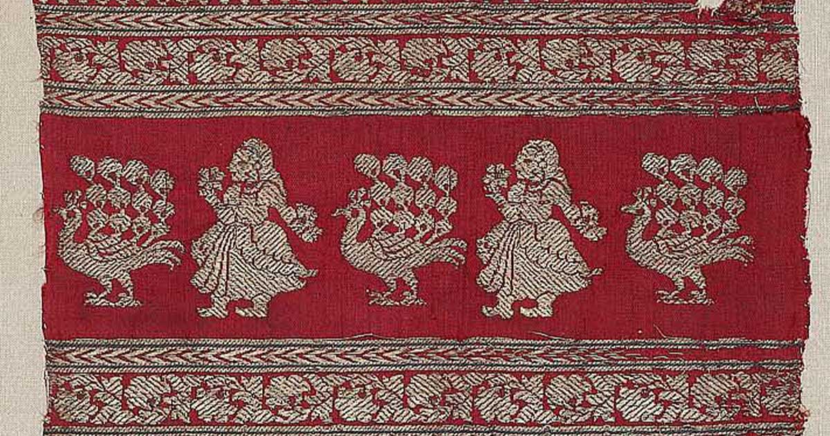 fauna and people on fabric